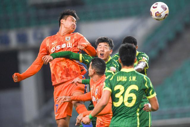 国安生日夜遭泰山压制 5轮不胜平队史最差纪录
